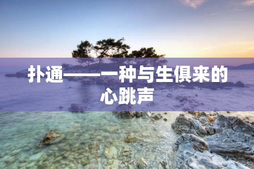 扑通——一种与生俱来的心跳声