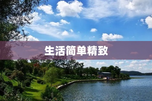 生活简单精致：让生活变得更加美好