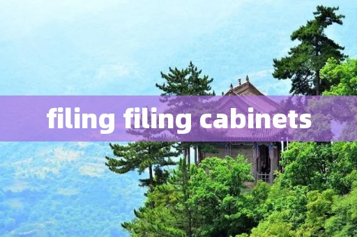 filing filing cabinets