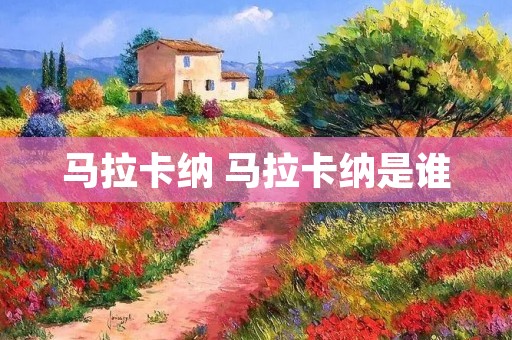 马拉卡纳 马拉卡纳是谁