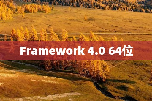 Framework 4.0 64位:强大的开发框架 Framework 4.0 64位:强大的开发框架