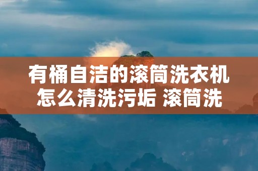 有桶自洁的滚筒洗衣机怎么清洗污垢 滚筒洗衣机自带的桶自洁功能怎么用 有桶自洁的滚筒洗衣机怎么清洗污垢 滚筒洗衣机自带的桶自洁功能怎么用