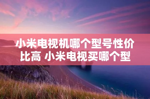 小米电视机哪个型号性价比高 小米电视买哪个型号性价比高 小米电视机哪个型号性价比高 小米电视买哪个型号性价比高