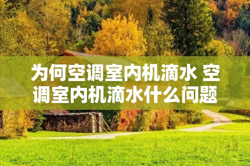 为何空调室内机滴水 空调室内机滴水什么问题