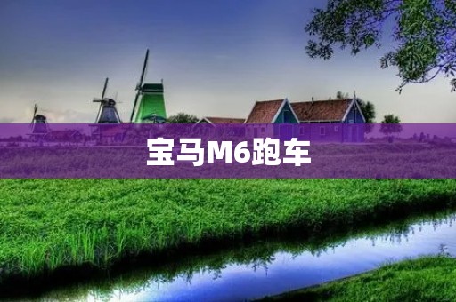 宝马M6跑车:奢华与性能的完美结合 宝马M6跑车:奢华与性能的完美结合