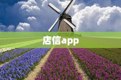 店信app：打造便捷的店铺管理新工具