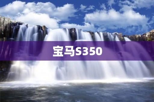 宝马S350：奢华与性能的完美结合