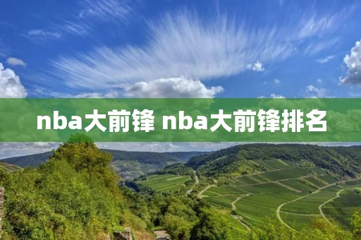 nba大前锋 nba大前锋排名