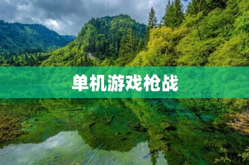 单机游戏枪战:让你体验真实的战斗场景