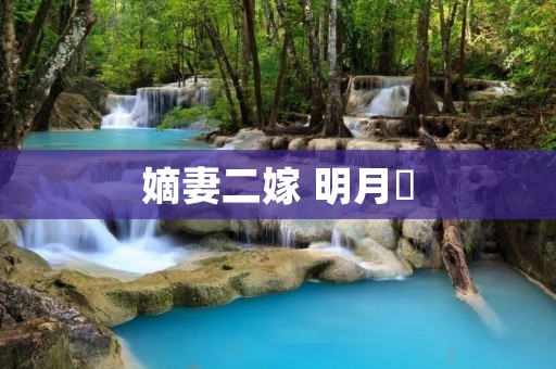 嫡妻二嫁 明月珰:一个动人而扣人心弦的爱情故事