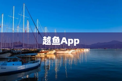 越鱼App：打造便捷的渔业信息平台