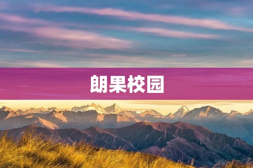 朗果校园：连接你我，创造美好校园社交