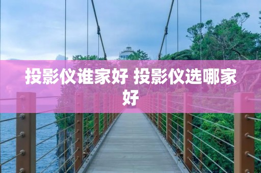 投影仪谁家好 投影仪选哪家好