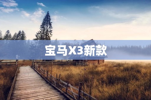 宝马X3新款:豪华与性能的完美结合 宝马X3新款:豪华与性能的完美结合