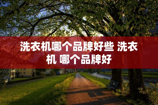 洗衣机哪个品牌好些 洗衣机 哪个品牌好 洗衣机哪个品牌好些 洗衣机 哪个品牌好