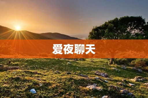 爱夜聊天：探索深夜中的心灵交流与情感纽带