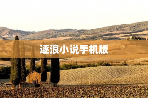 逐浪小说手机版：畅享精彩阅读体验