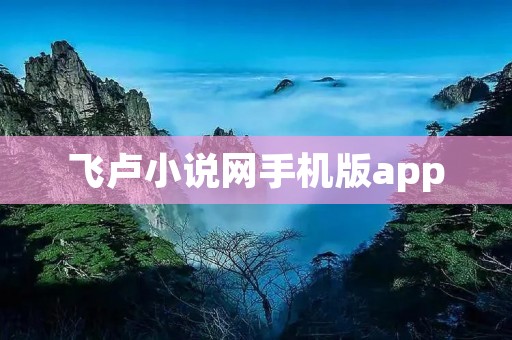 飞卢小说网手机版app：畅享精彩小说世界