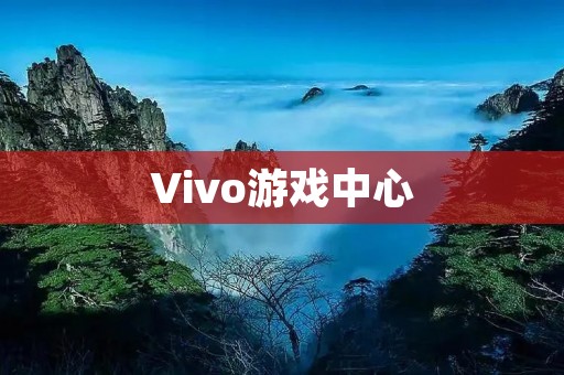Vivo游戏中心:让你畅玩游戏的必备神器 Vivo游戏中心:让你畅玩游戏的必备神器