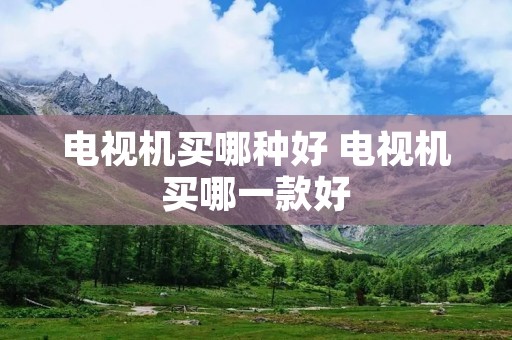 电视机买哪种好 电视机买哪一款好 电视机买哪种好 电视机买哪一款好
