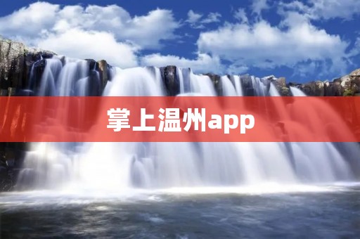 掌上温州app:便捷生活,尽在掌握 掌上温州app:便捷生活,尽在掌握