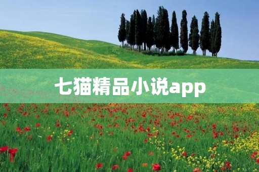 七猫精品小说app：打开你的阅读新世界