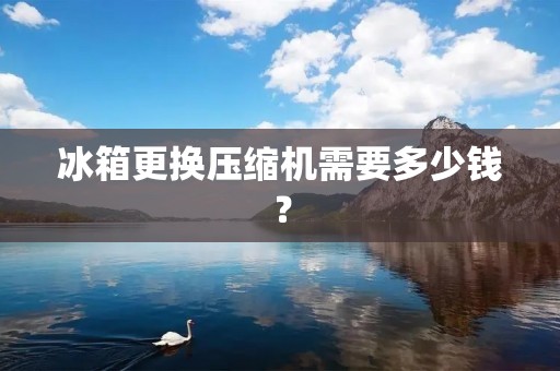 冰箱更换压缩机需要多少钱？