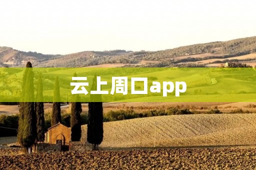 云上周口app：连接城市服务，畅享智慧生活