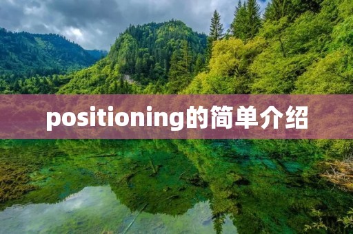 positioning的简单介绍