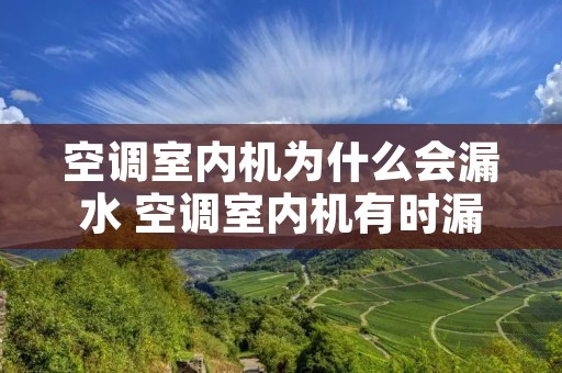 空调室内机为什么会漏水 空调室内机有时漏水原因及解决办法 空调室内机为什么会漏水 空调室内机有时漏水原因及解决办法