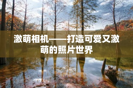 激萌相机——打造可爱又激萌的照片世界