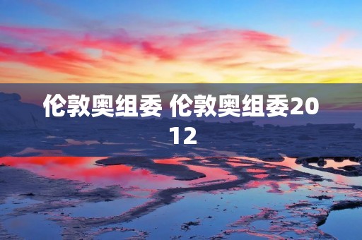伦敦奥组委 伦敦奥组委2012