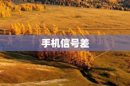 手机信号差:如何解决通讯难题 手机信号差:如何解决通讯难题