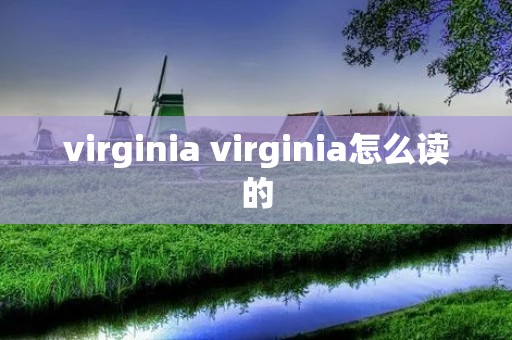 virginia virginia怎么读的