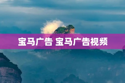 宝马广告 宝马广告视频