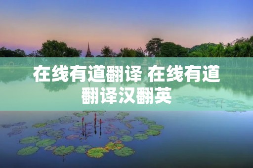 在线有道翻译 在线有道翻译汉翻英