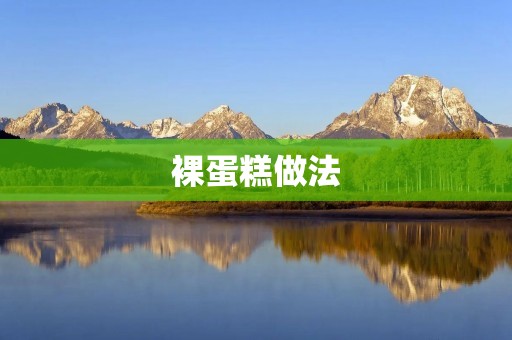 裸蛋糕做法：用简单步骤制作美味的裸蛋糕