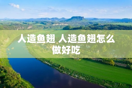 人造鱼翅 人造鱼翅怎么做好吃