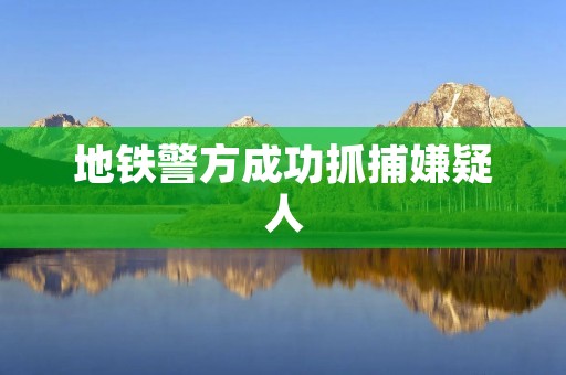 地铁警方成功抓捕嫌疑人 地铁警方成功抓捕嫌疑人