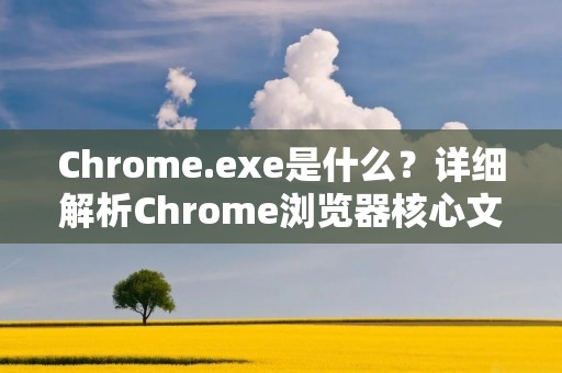 Chrome.exe是什么?详细解析Chrome浏览器核心文件 Chrome.exe是什么?详细解析Chrome浏览器核心文件
