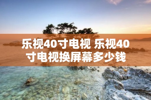 乐视40寸电视 乐视40寸电视换屏幕多少钱