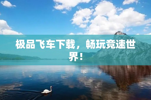 极品飞车下载，畅玩竞速世界！
