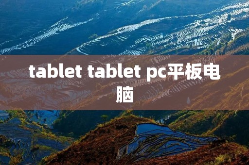 tablet tablet pc平板电脑