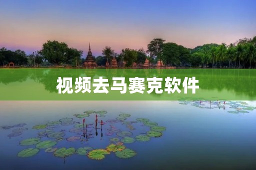 视频去马赛克软件:让你的视频更清晰 视频去马赛克软件:让你的视频更清晰
