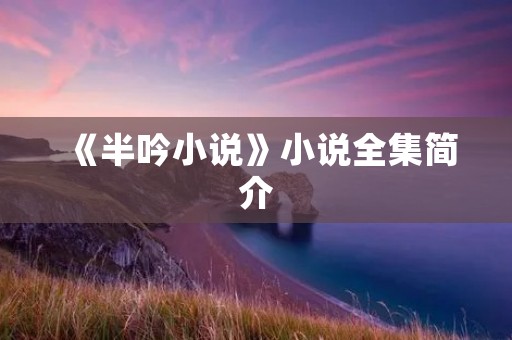 《半吟小说》小说全集简介