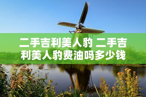 二手吉利美人豹 二手吉利美人豹费油吗多少钱 二手吉利美人豹 二手吉利美人豹费油吗多少钱