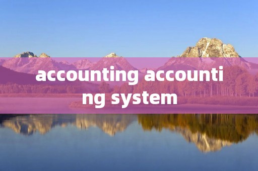 accounting accounting system accounting accounting system