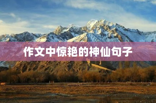 作文中惊艳的神仙句子:如何运用句子魔法打动读者?