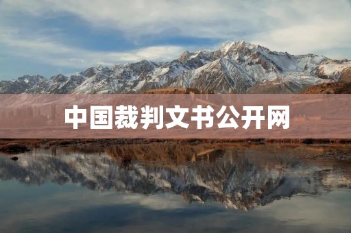 中国裁判文书公开网：让司法更透明，让公正更有保障