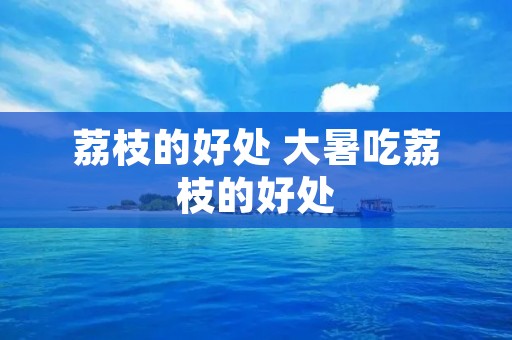 荔枝的好处 大暑吃荔枝的好处 荔枝的好处 大暑吃荔枝的好处